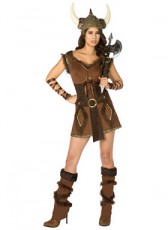 Dark Brown Viking Lady